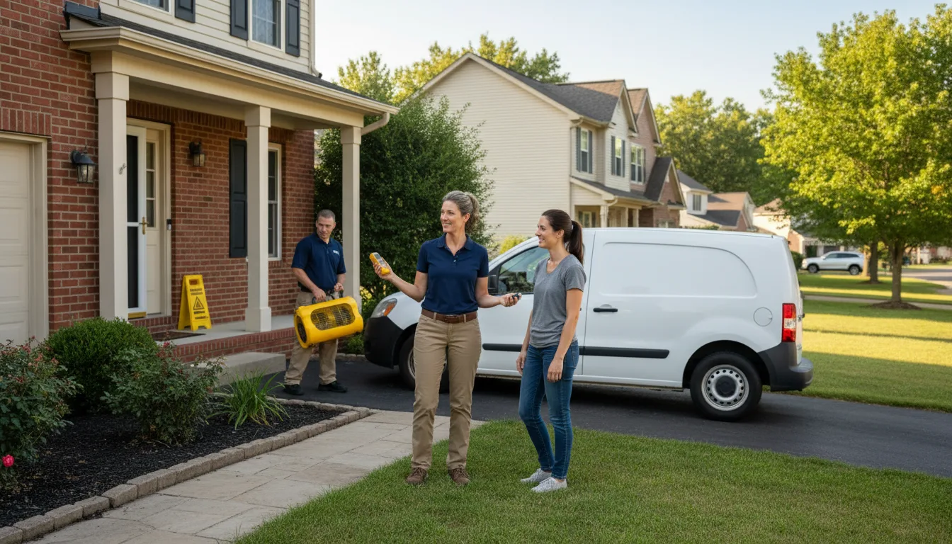 Water restoration image for Dehumidification And Cleanup Services in Sharon, WI